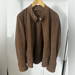 Thursday Boot Company - Racer Jacket - Suede Tobacco - Slim Medium